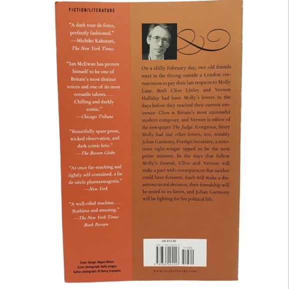 3/$12 Ian McEwan Amsterdam Paperback Book - Picture 3 of 6